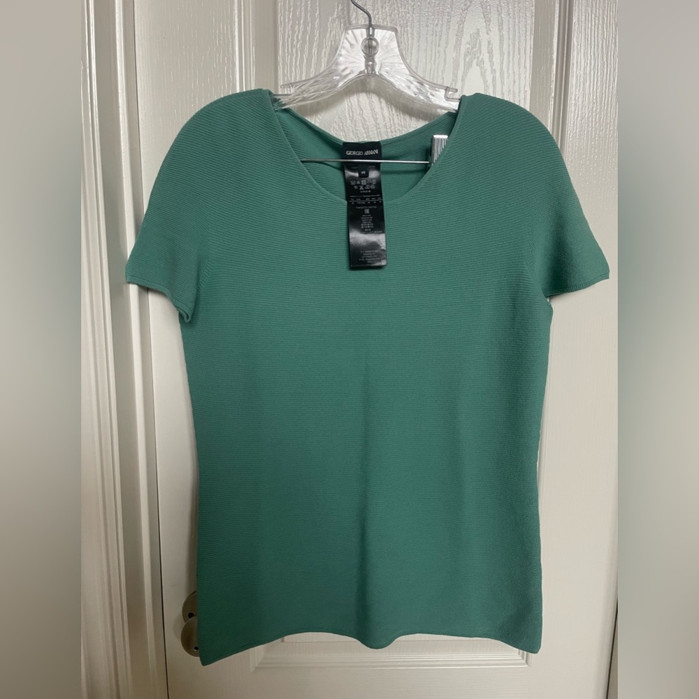 Giorgio Armani short sleeved jumper shirt